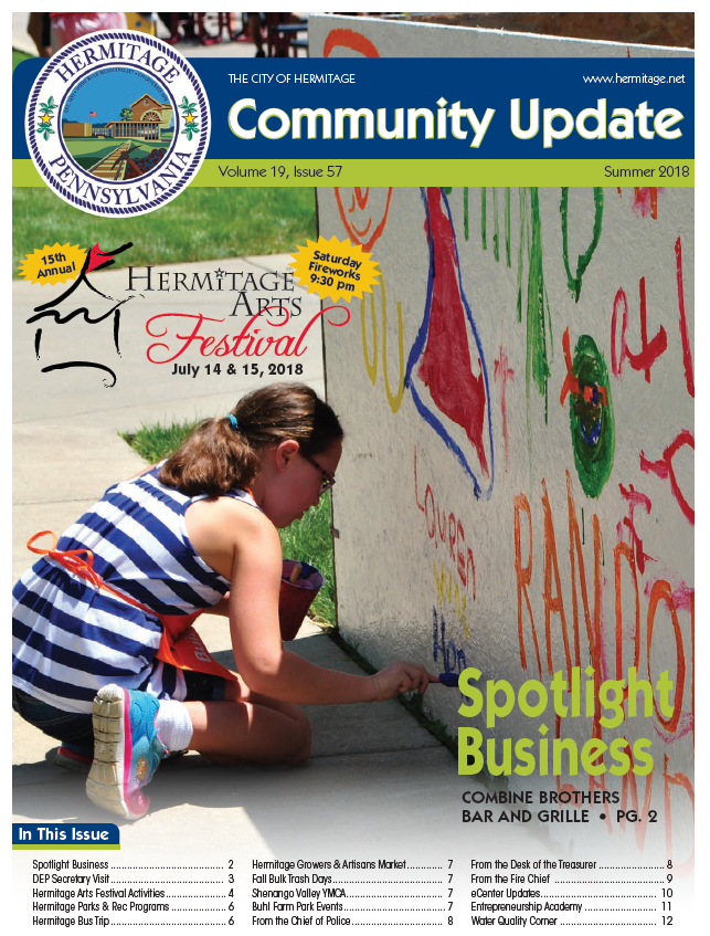 2018 Newsletter cover - summer