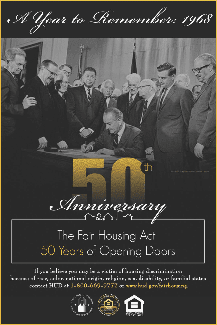 Fair Housing Act 50th Anniversary