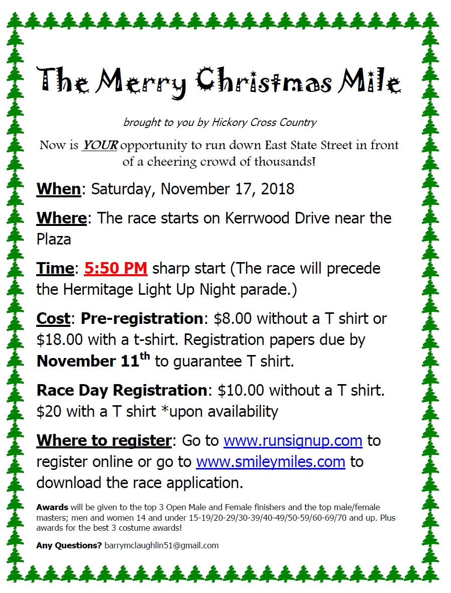 Merry Christmas Mile Flyer