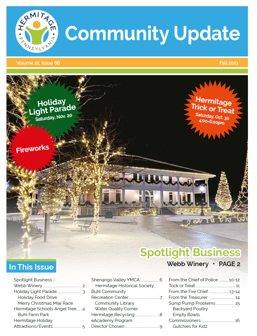 Newsletter cover - winter - 2021