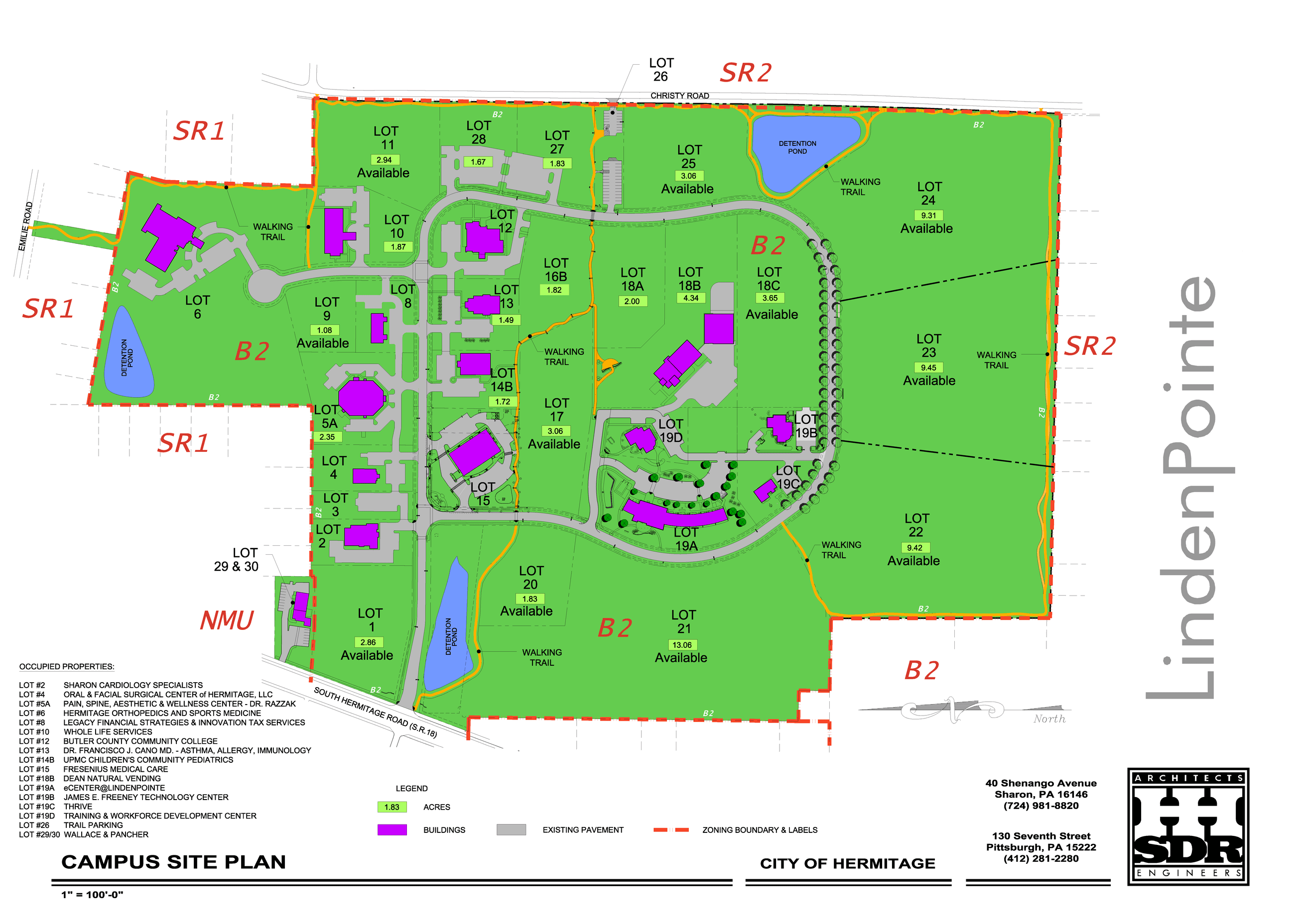 Master Colored Site Layout-LindenPointe