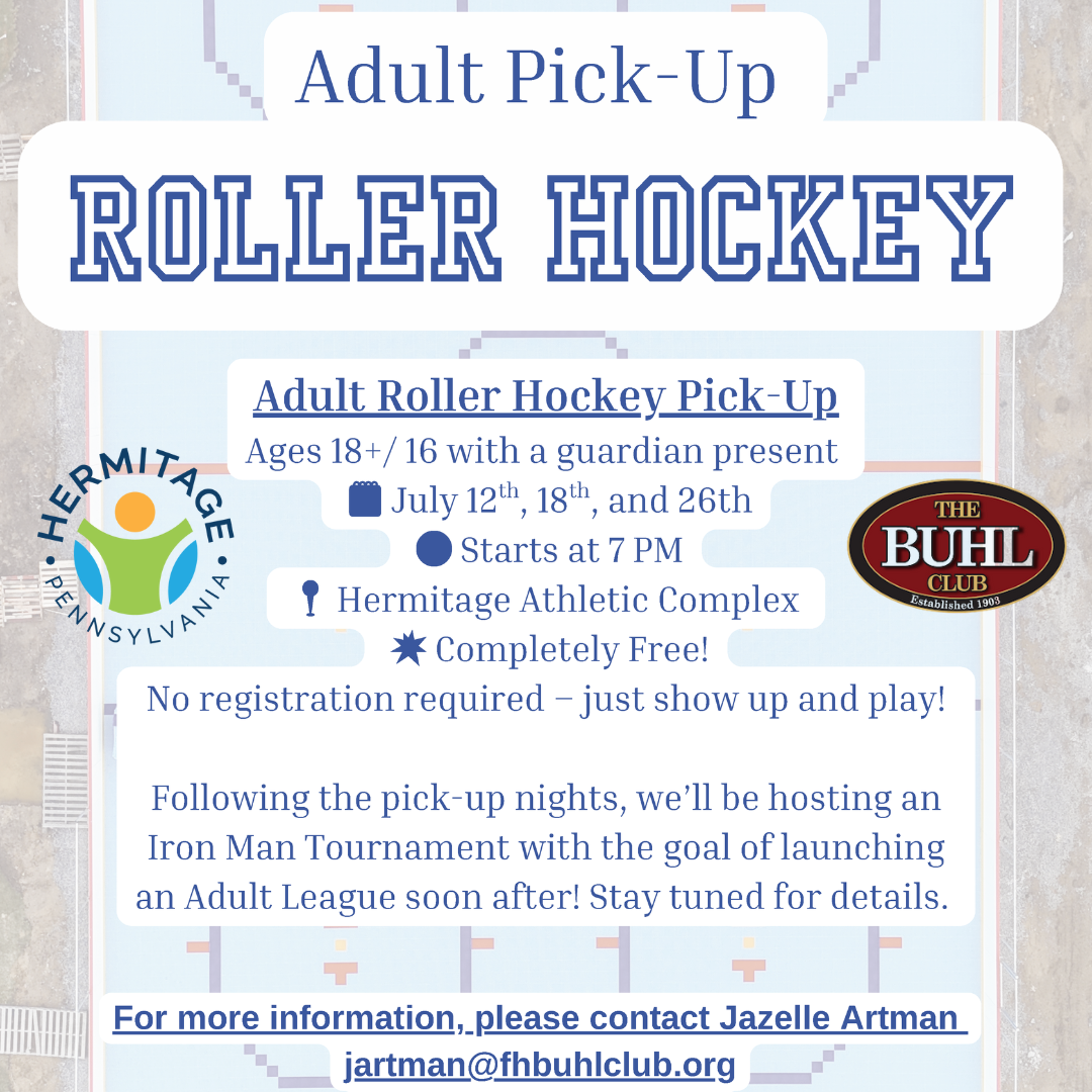 Updated Dek Hockey Event Graphic - 2025
