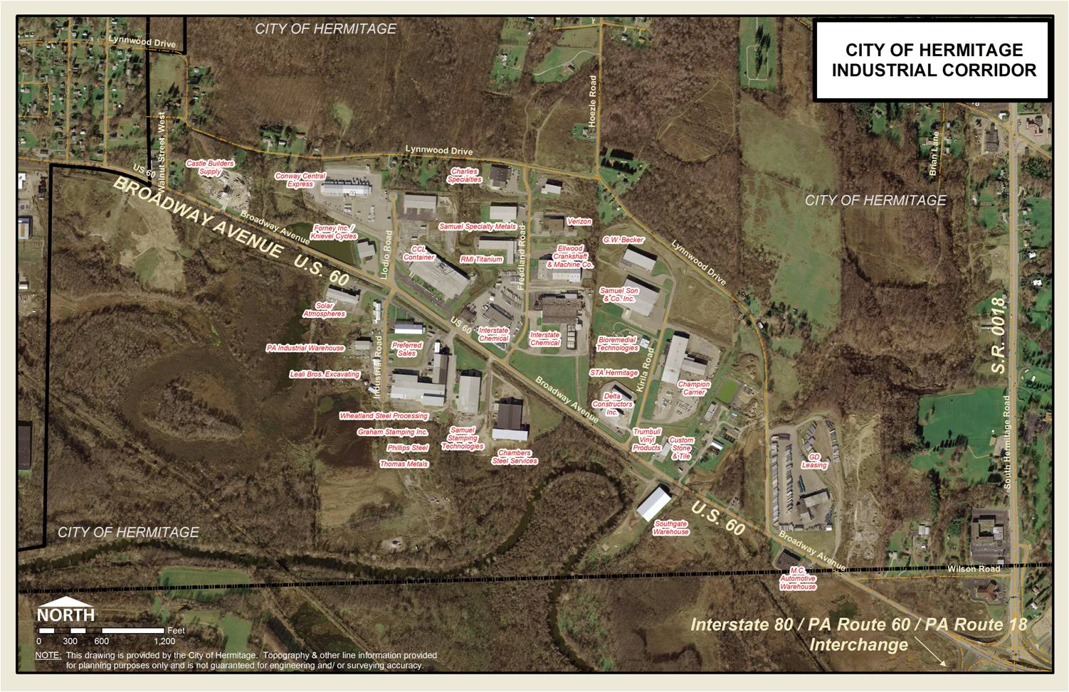 City of Hermitage Industrial Corridor