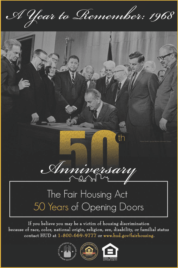 Fair Housing Act 50th Anniversary